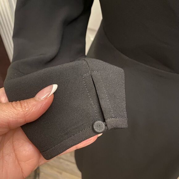 Halston Heritage chain trim cut out dress, size 4 - Picture 3 of 12